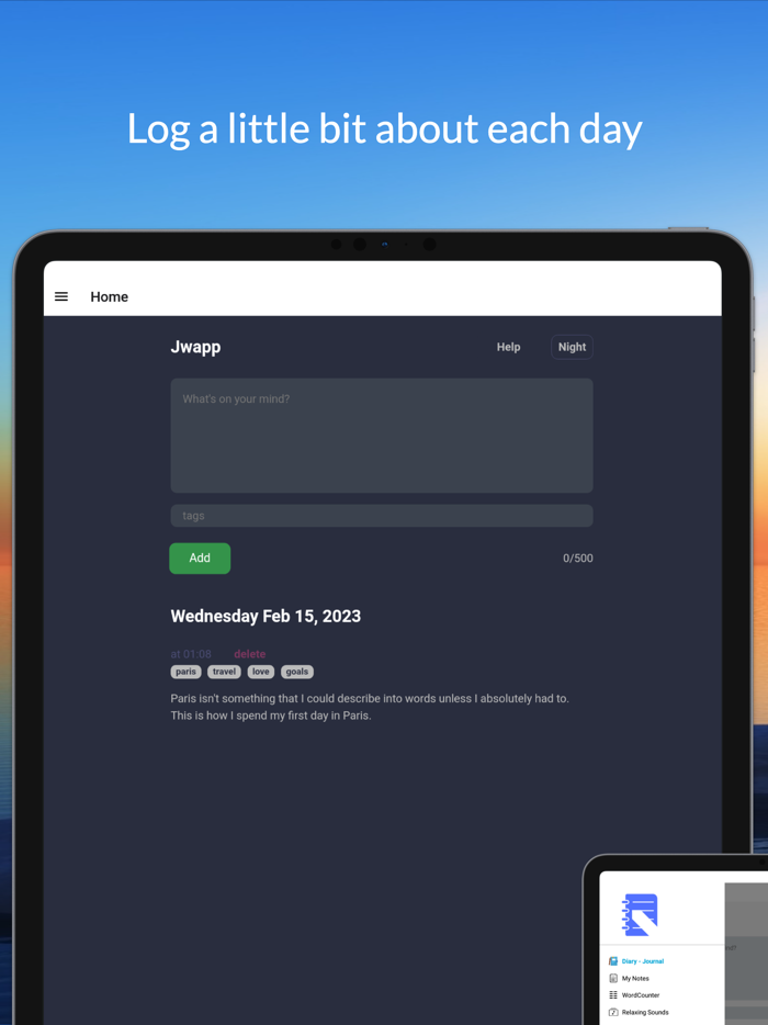 Journal Thought Diary Jwappa