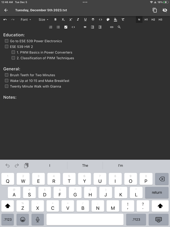 Productivity Page iPad screenshot 2 - Productivity app