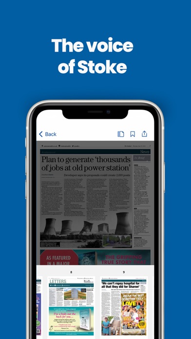 Stoke Sentinel Newspaper Screenshot