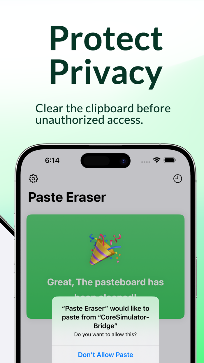 Paste EraserClear pasteboard