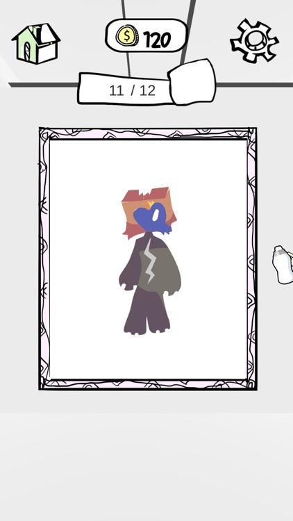 Monster Paint Stencil Art Game screenshot-3