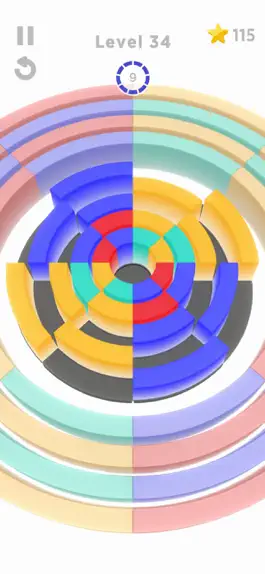 Game screenshot Color Rings 3D apk