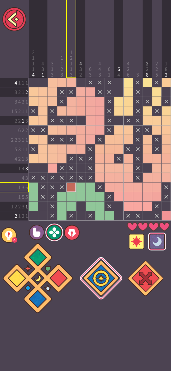 Luna Story Prologue nonogram