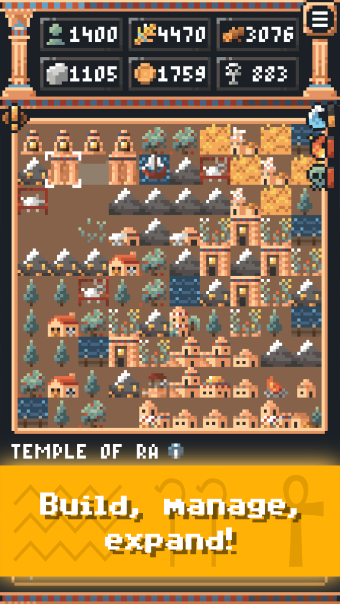 Tiny Pharaoh Pixel Strategy