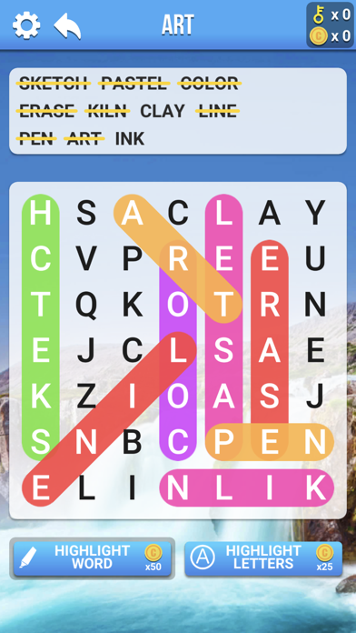 Word Search - Wordscapes Game Screenshot