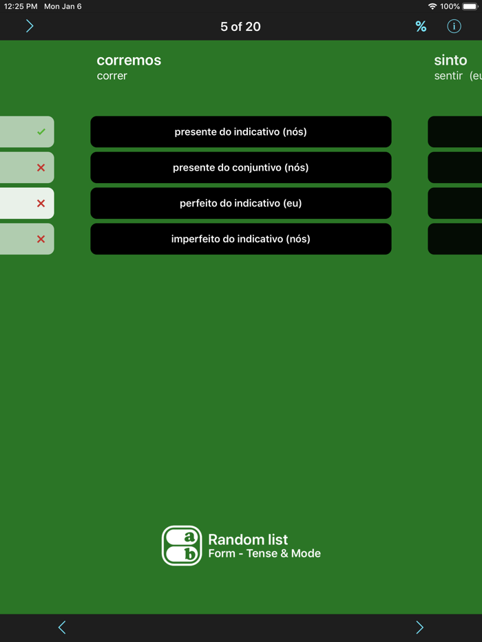 VerbForms Português