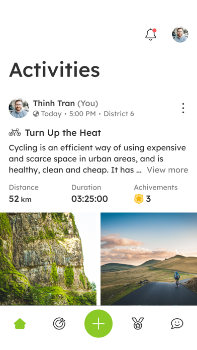 aktiv: Activity Tracking Screenshot