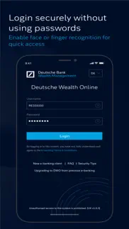 deutsche wealth online uk iphone screenshot 4