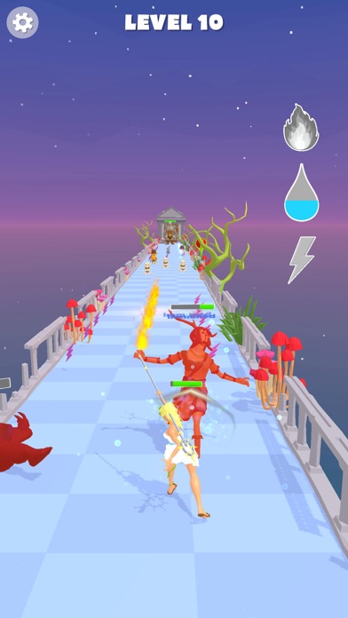 Elemental Run 3D! Screenshot on iOS