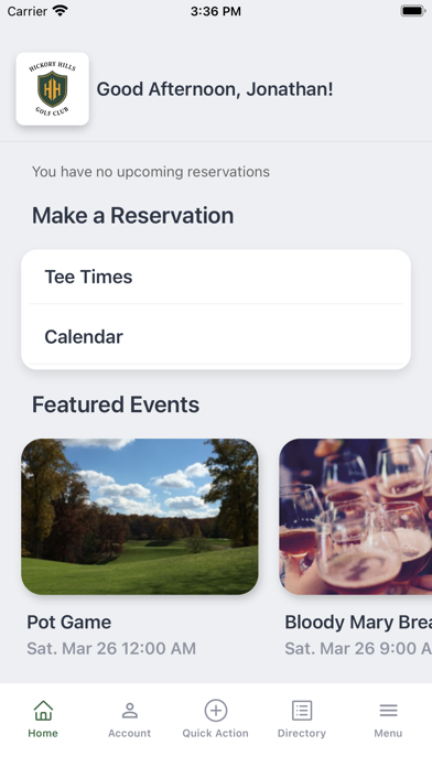 Hickory Hills Golf Club Screenshot