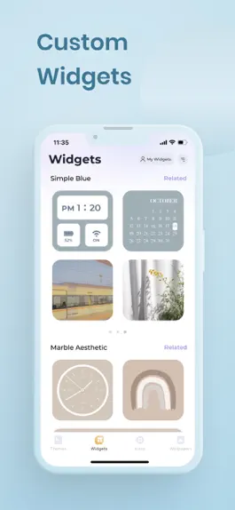 Game screenshot GoWidget| Photo Widgets &Theme apk