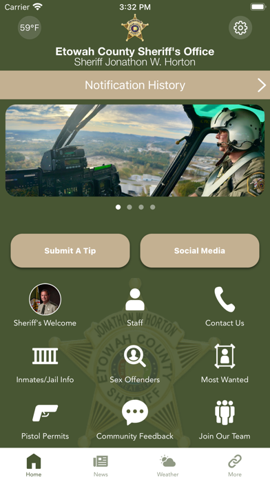 Etowah County Sheriff's Office Screenshot