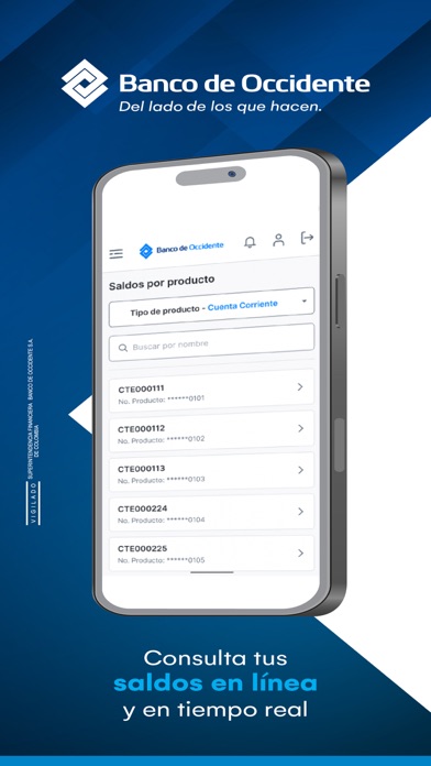 Banco de Occidente Empresas Screenshot