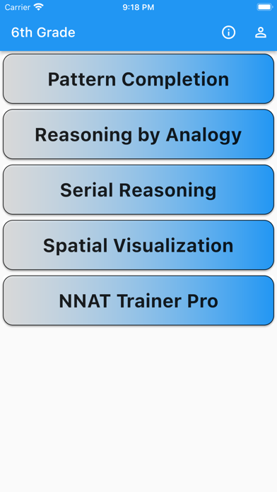 NNAT2 Ability Trainer Grade 6 Screenshot