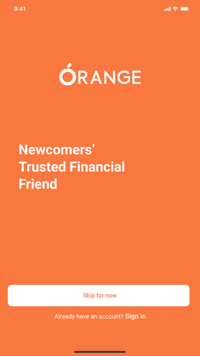 Orange advisor Screenshot