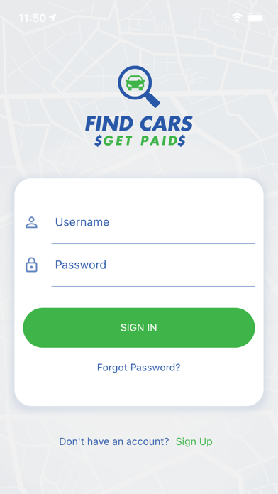 Find Cars Get Paid Screenshot