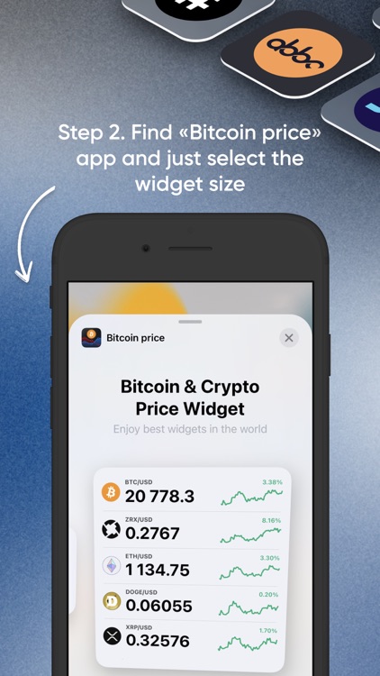 Bitcoin & Crypto Price Widget screenshot-5