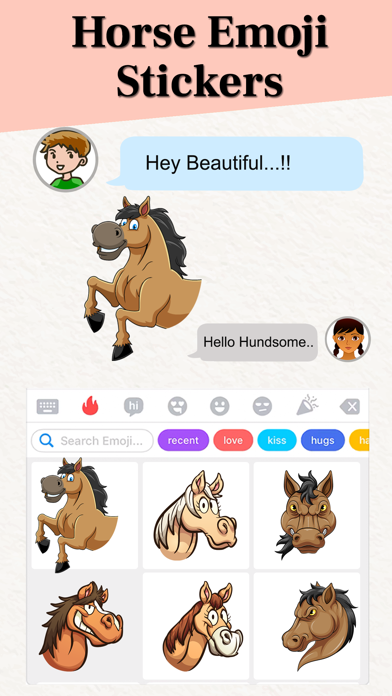 Horse Emojis for iMessage Screenshot