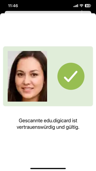 Screenshot #2 pour edu.digicard Prüf-App