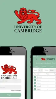 cambridge university leagues iphone screenshot 1