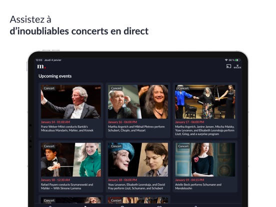 Screenshot #6 pour medici.tv, musique classique