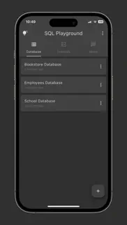 sql playground‏‎ ‎ iphone screenshot 1