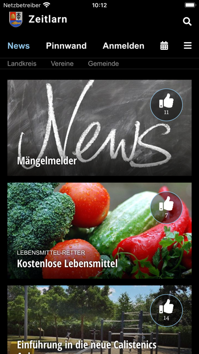 Gemeinde Zeitlarn Screenshot