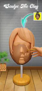 Face Sculpt 3D : Clay Games screenshot #1 for iPhone