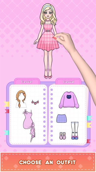 DIY Paper Doll: Dress Up Diary Screenshot