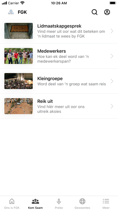 Fontainebleau Gemeenskapskerk Screenshot