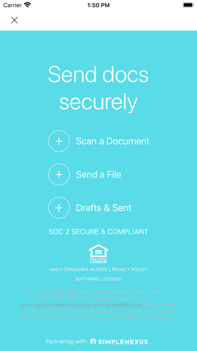 NEO Home Loans Screenshot