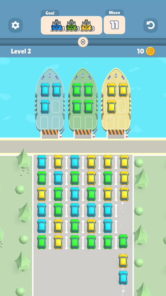 #2. Line 'Em Up - Car Puzzle (iOS) 由: Brew Games