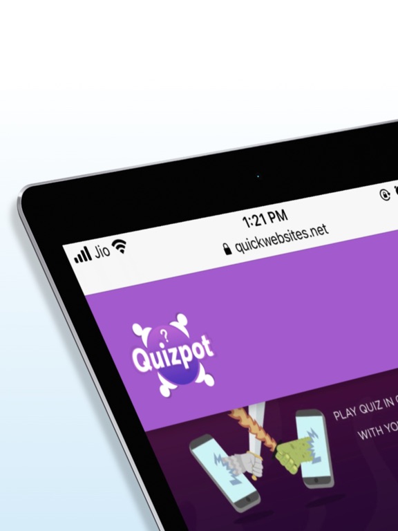 QuickWebsites: Website Builder iPad screenshot 7 - Productivity app