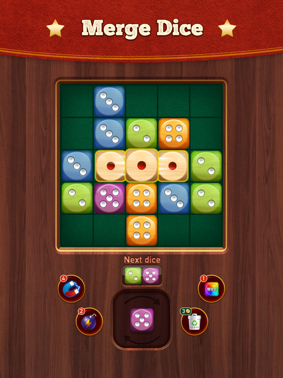 Screenshot #4 pour Woody Dice Merge Puzzle