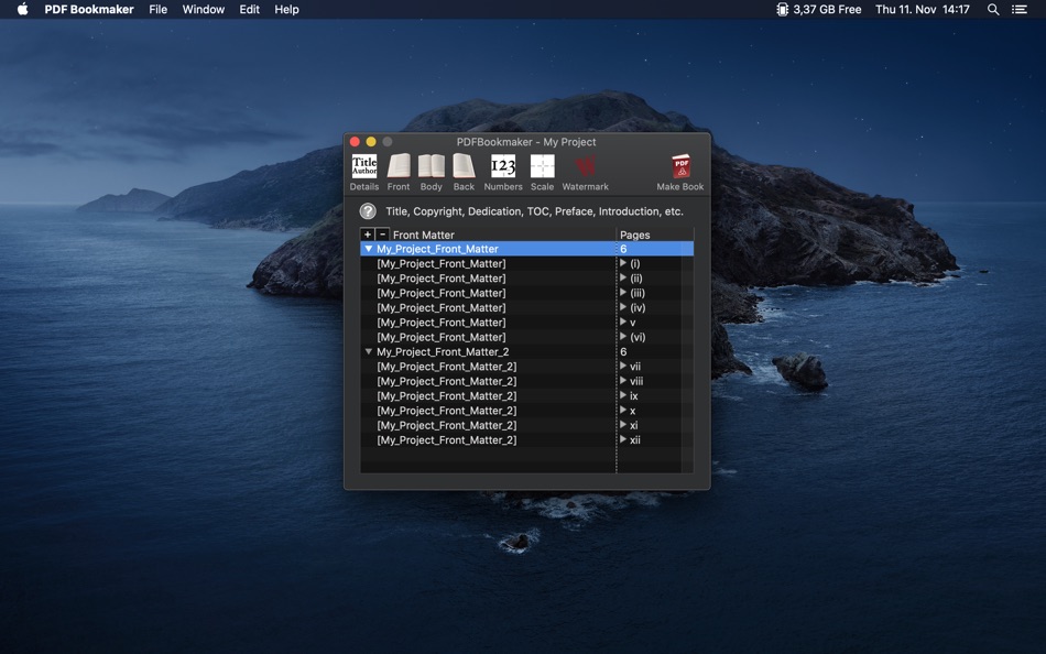 #2. PDF Bookmaker (macOS) 由: Aaron Hunt