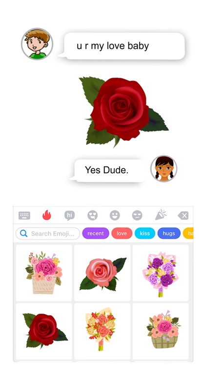 Bouquet Stickers Pack