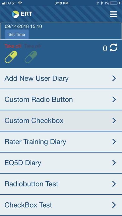 GSK MENABCWY-020 eDiary Screenshot