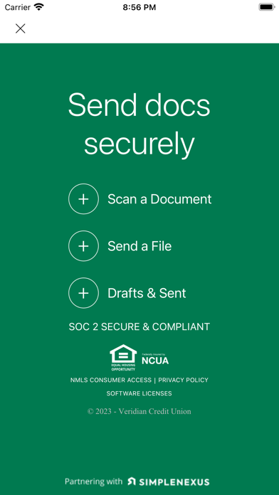 Veridian Mortgage Screenshot
