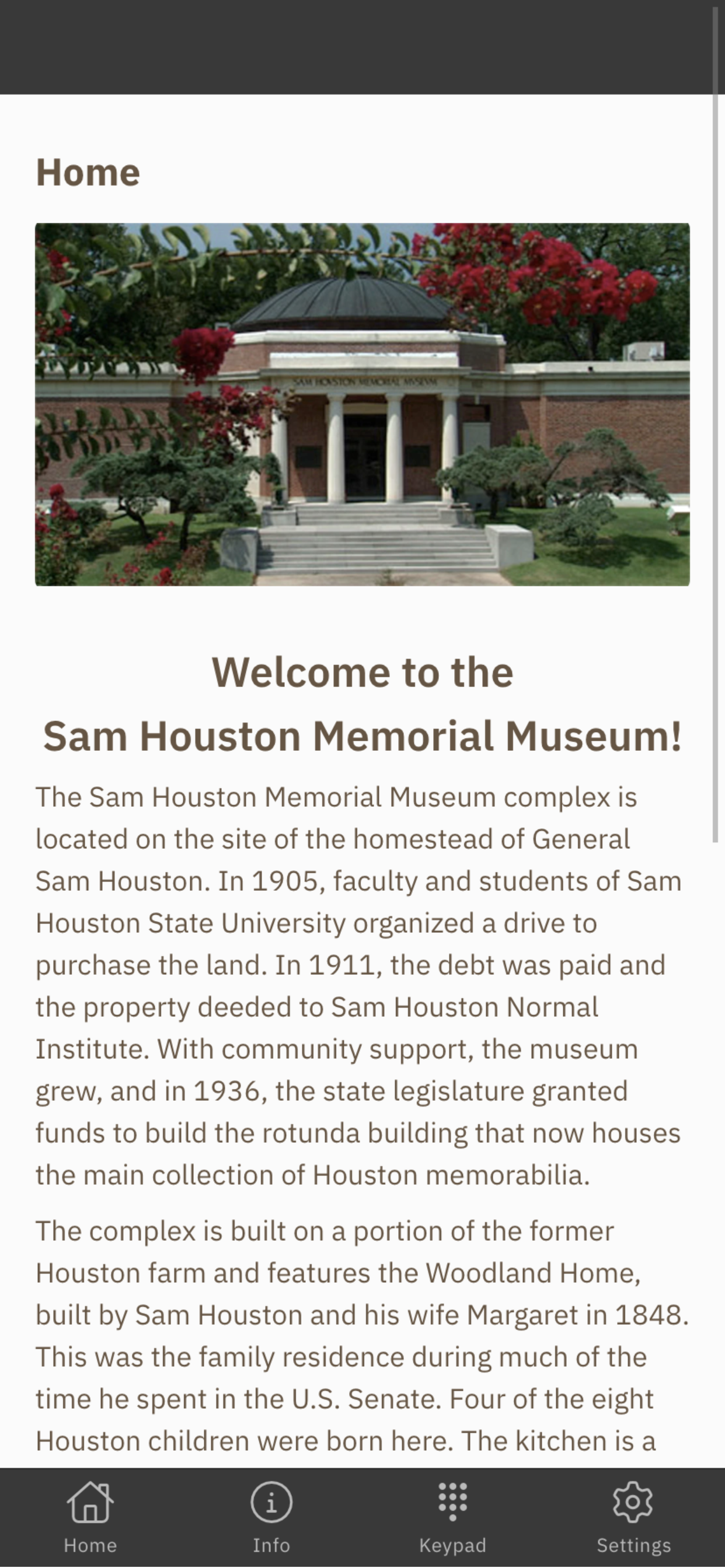 Sam Houston Memorial Museum