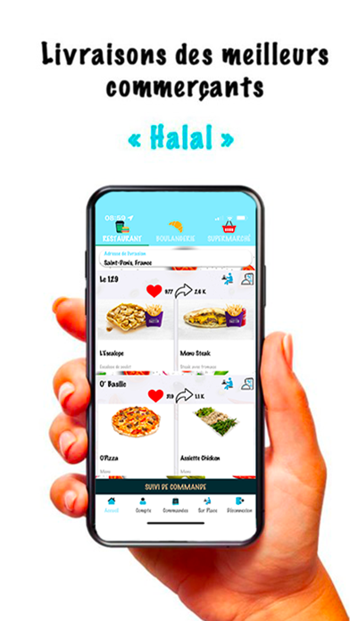 Screenshot #1 pour DeliveryEat:Livraison de repas