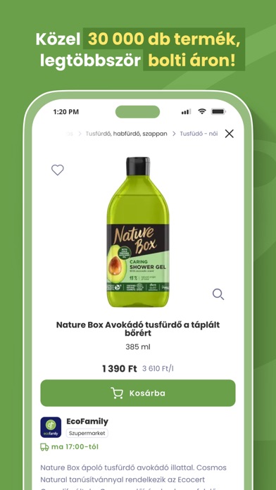 Avokado: Több üzlet, egy kosár Screenshot 2 - AppWisp.com