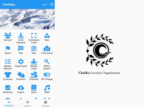 Chaldea iPad screenshot 1 - Utilities app