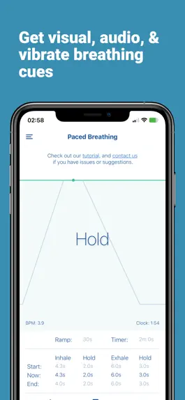 Game screenshot Paced Breathing Trainer apk