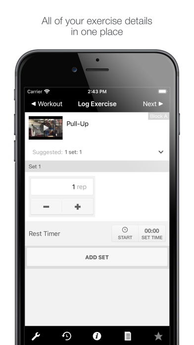 FPG Fitness Screenshot