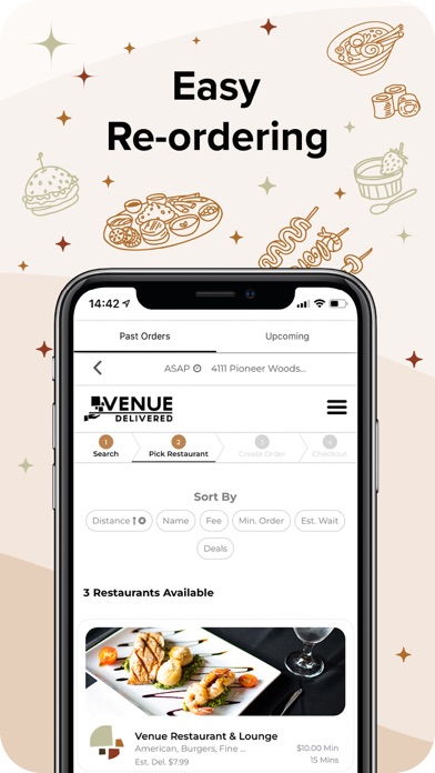 PILLAR Restaurants by Venue Screenshot