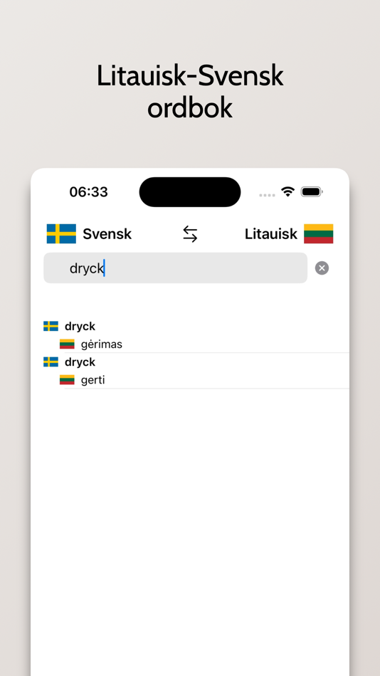 #1. Litauisk-Svensk ordbok (iOS) 由: FB PUBLISHING LLC