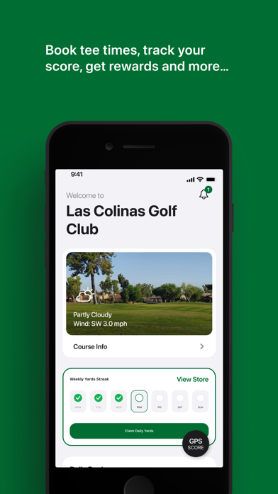 Las Colinas Golf Tee Times Screenshot