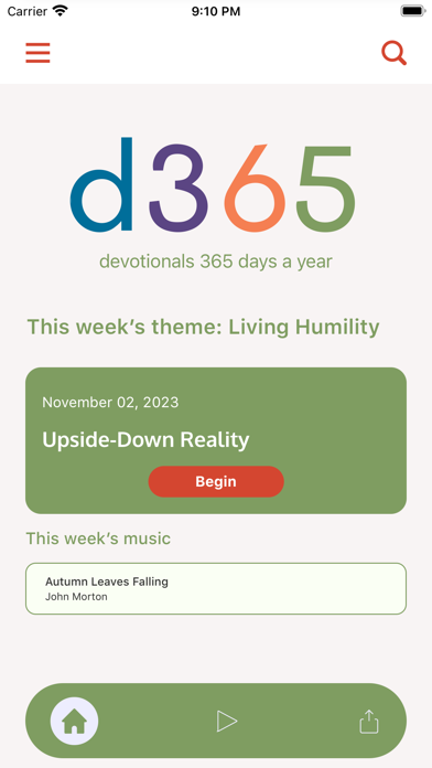 d365 Daily Devotionals Screenshot