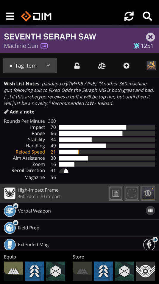 #1. Destiny Item Manager (iOS) 由: Kyle Shay