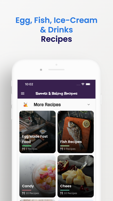 Sweet & Baking Recipes Offline Screenshot